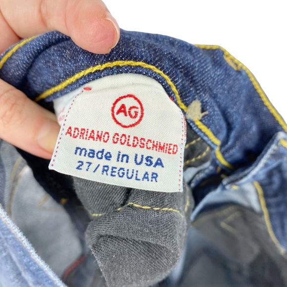 Adriano Goldschmied AG The Shorty Cropped Cuffed Jeans Size 27 - Picture 8 of 11